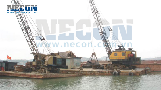 nạo vét luồng Cẩm Phả