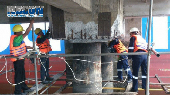 Sửa chữa kết cấu hạ tầng cảng biển, nâng cấp, bảo trì công trình cầu cảng